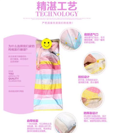 Du lịch bẩn bẩn siêu mỏng cotton xách tay túi ngủ đôi đơn người lớn trong nhà du lịch khách sạn cung cấp tờ túi ngủ cho trẻ em