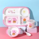 Peppa Peppa Peppa Fucee Puret Plate Coup Cup Spoon Set Set