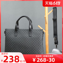 Handbag Men Business Mens Bag Skew Satchel Bag Mens Briefcase Casual Official Bag Large Capacity Files Computer Bag