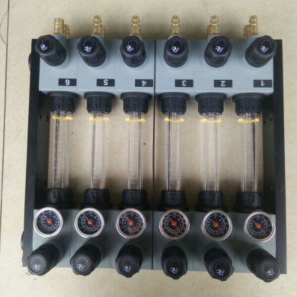 Injection molding machine accessories cooling water diverter transparent water drainage 6 set transparent glass tube injection molding machine water drainage