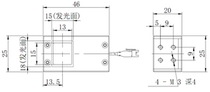 Machine vision light source Coaxial light source Industrial CCD camera image LED lighting detection light source COL15