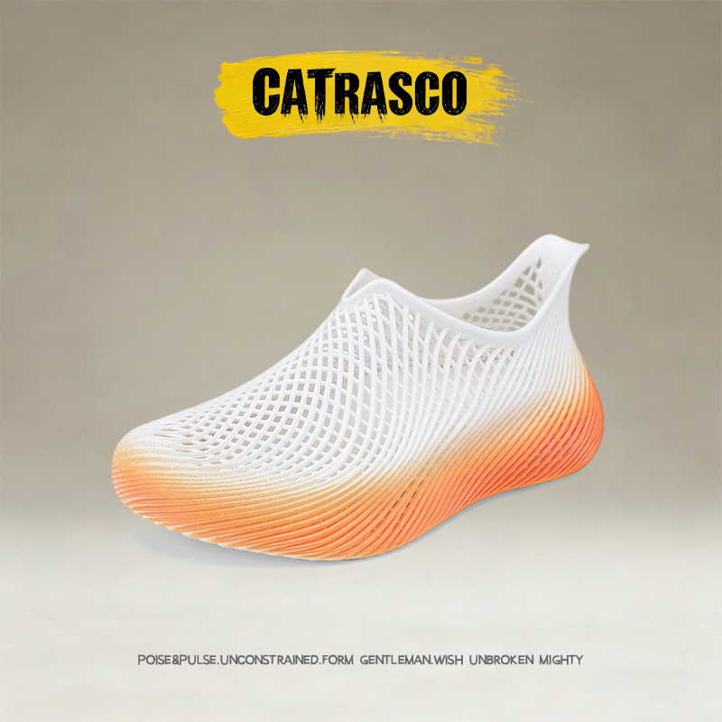 [Not Stuffy and Breathable] American Catrasco 3D Printed Clogs for Men, Lightweight and Non-Slip Summer Shoes for Couples, Suitable for River Trekking