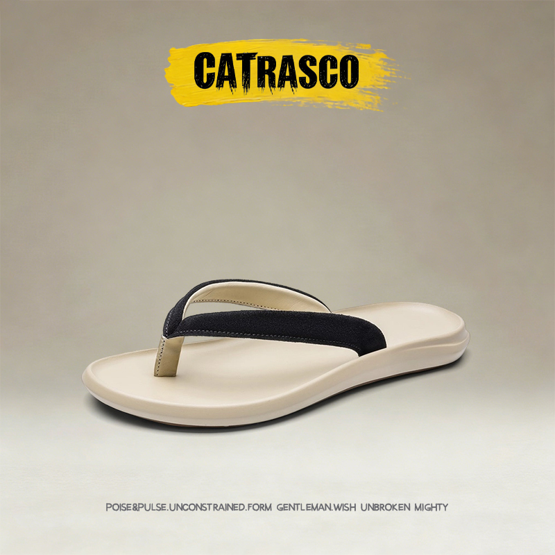 【Casual Wear】American Catrasco Shoes Men's Flip-Flops Summer Non-Slip Lightweight Casual Sandals