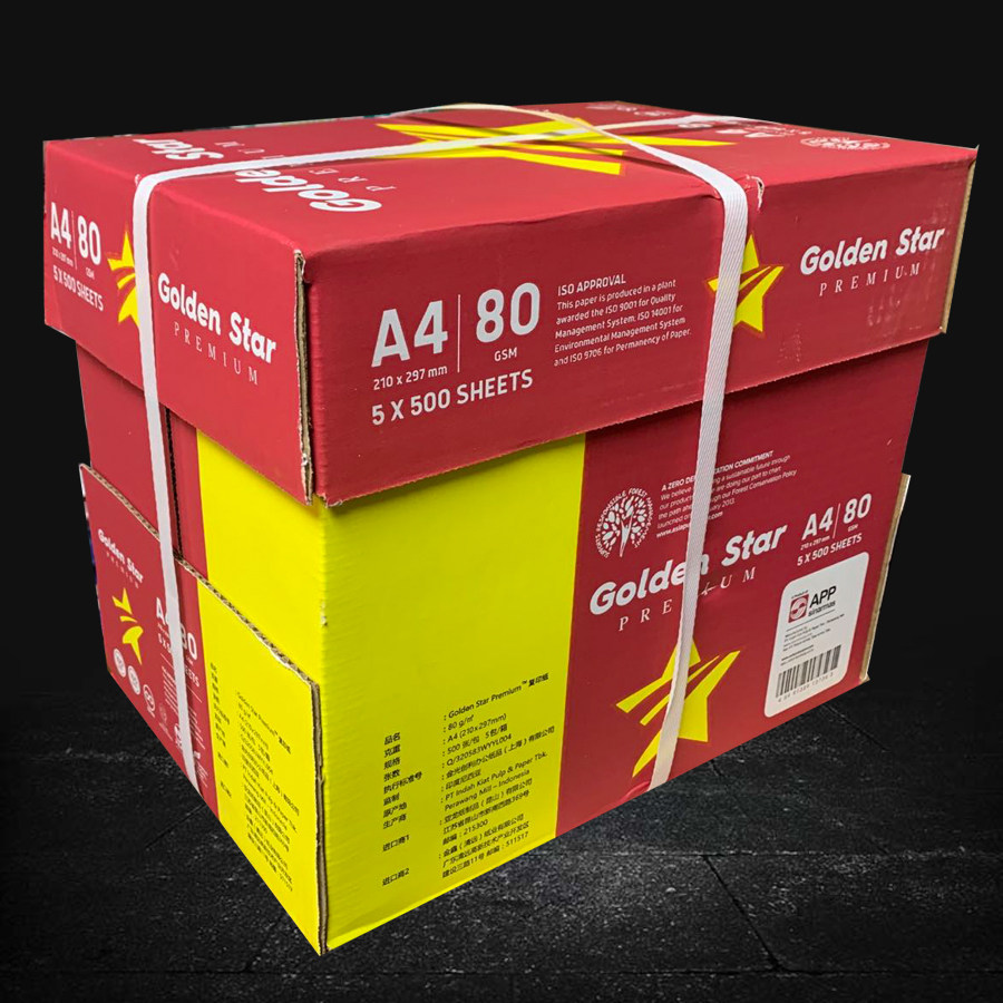 Golden Star Venus 80 gr photocopy paper photocopy paper Yaron APP bifacial pure wood pulp A4 double-sided thickened