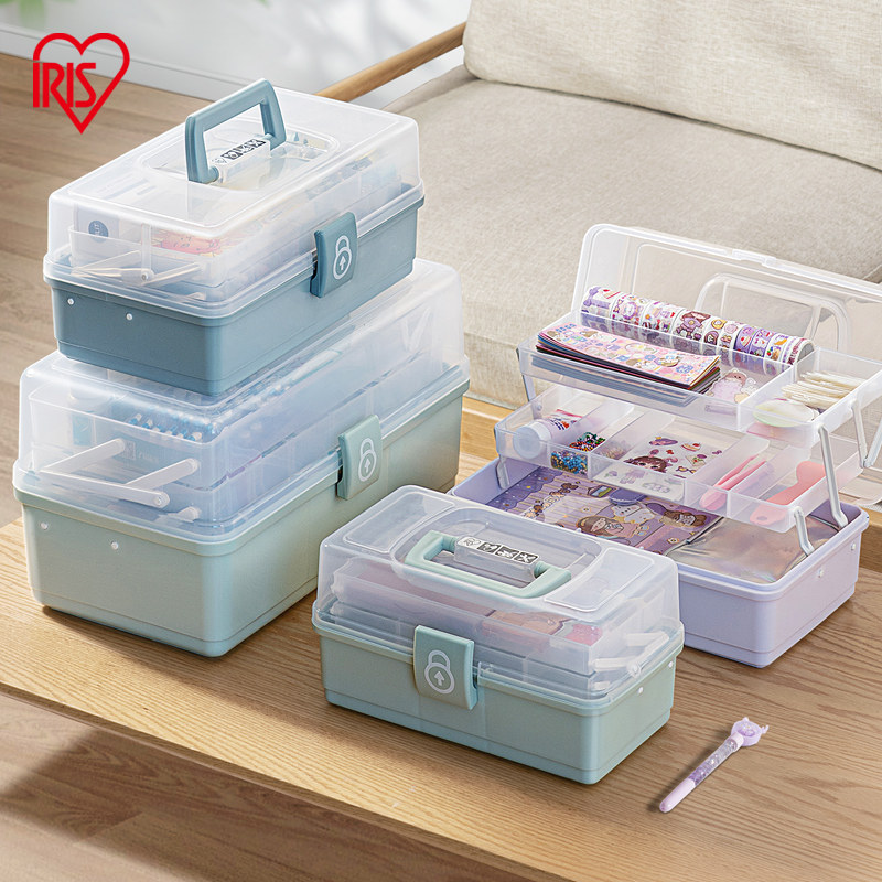 Love Lith Big Medicine Box Home Dress Home Large Capacity Medicine Box Medication Intake Box Emergency Medicine Kit Alice-Taobao