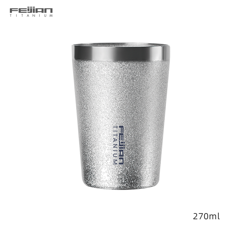 (Official) Flying Sword Pure Titanium Water Cup Office Double Insulation Portable Tea Cup Group Purchase Customized Coffee Cup