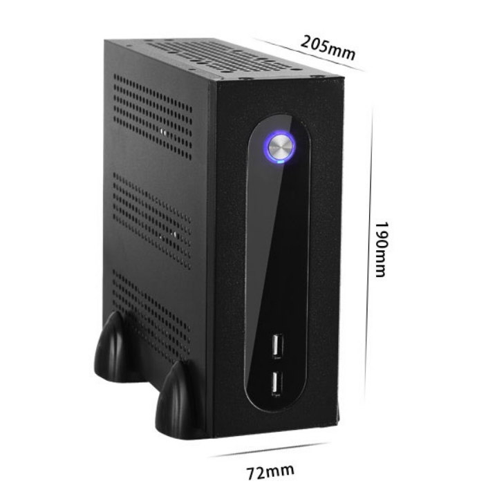 Liman E-G3 6 *COM port ITX industrial computer box stand man G3 Mini small host shell