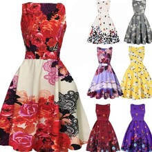 13种颜色 cocktail vintage party dress evening ladies graduation gown