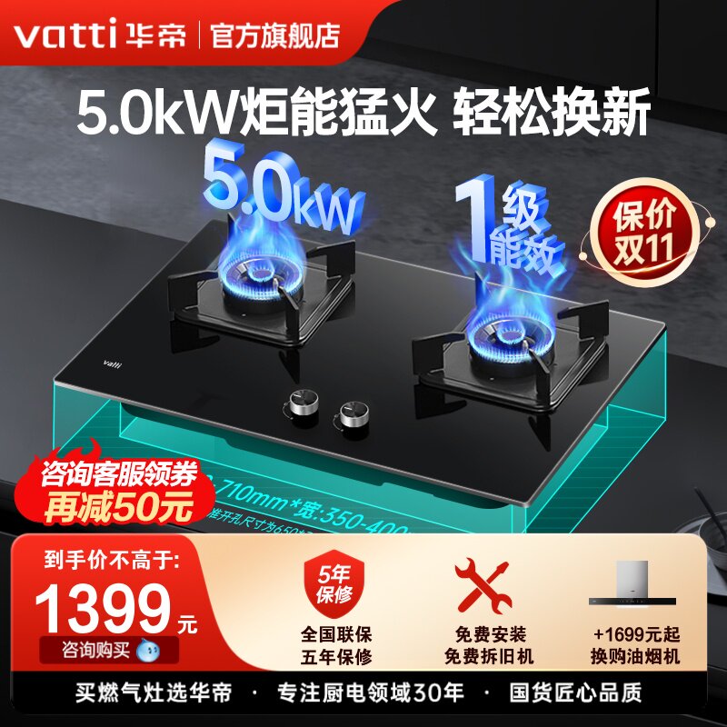 Vantage gas stove double stove home 10071B gas stove double stove natural gas stove liquefied gas stove official flagship