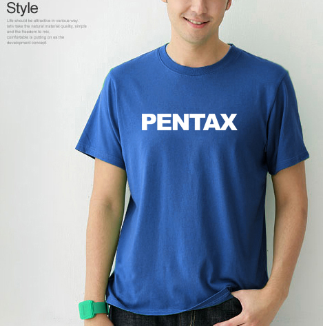 Pentax Pentax Summer Clothing for Slr Photography Enthusiasts T-Shirt Round Neck Pure Cotton Short-Sleeved Loose-Fitting T-Shirt Free Shipping Pentax Pentax Summer Clothing for Slr Photography Enthusiasts T-Shirt Round Neck Pure Cotton Short-Sleeved Loose-Fitting T-Shirt Free Shipping