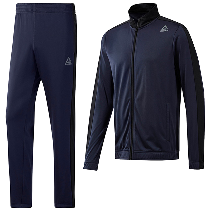 Спортивный костюм мужской reebok. Спортивный костюм Reebok TS Tracksuit. Костюм спортивный мужской Reebok, код 2177446. Спортивный костюм эластик Reebok мужской. Костюм Reebok мужской 2020.