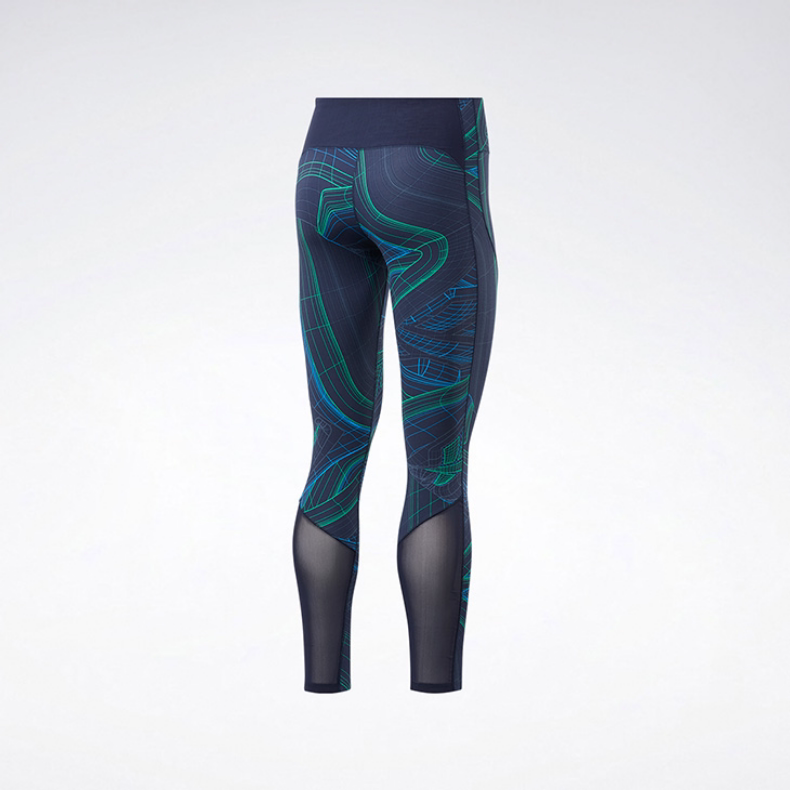 Рейбок Руи Шаг официальный фитнес TS LUX PRFRM TIGHT-TECHTW женщина плотно Штаны FT0845 