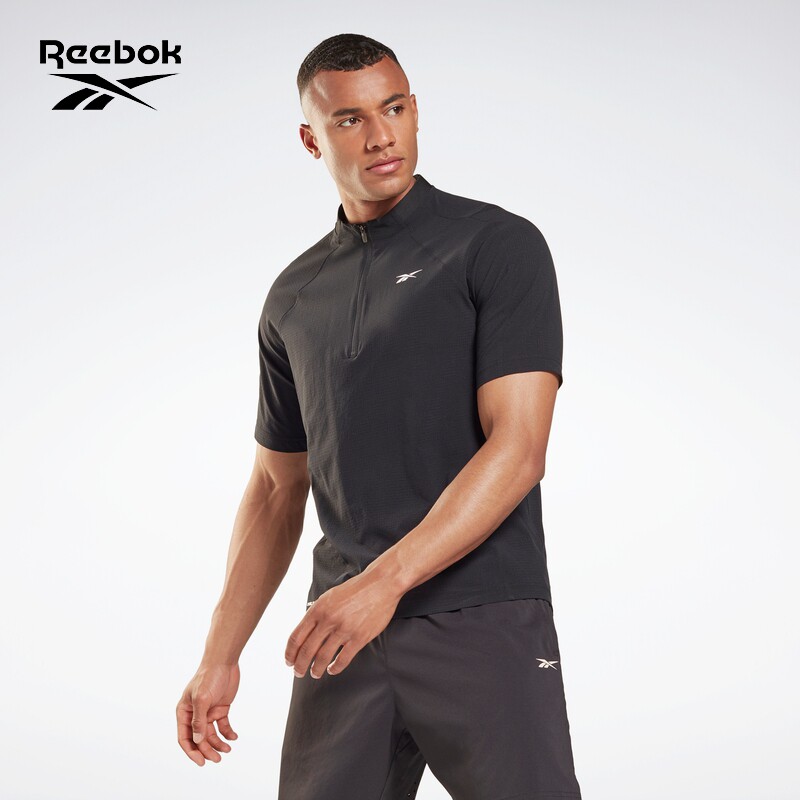 Reebok Official Men's LM Lemerie H08977 Athletic Training Fitness Comfort Short Sleeve Polo Shirt