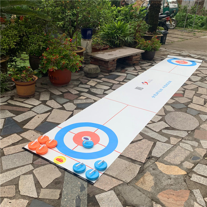 Children Drylands Ice Pot Teaching Table Ice Arc Games Table Tours Parenting Activities Outdoor Group Building Floor Curling Track