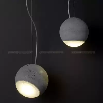 Designer modern trabant LED cement light Dining room bar cafe chandelier creative fashion personality