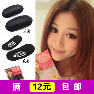 Japan Fluffy hair clip Hair Clip Sponge Fluffy Sticker Heightening Hair Pad Sponge Hair Clip 2 clothes