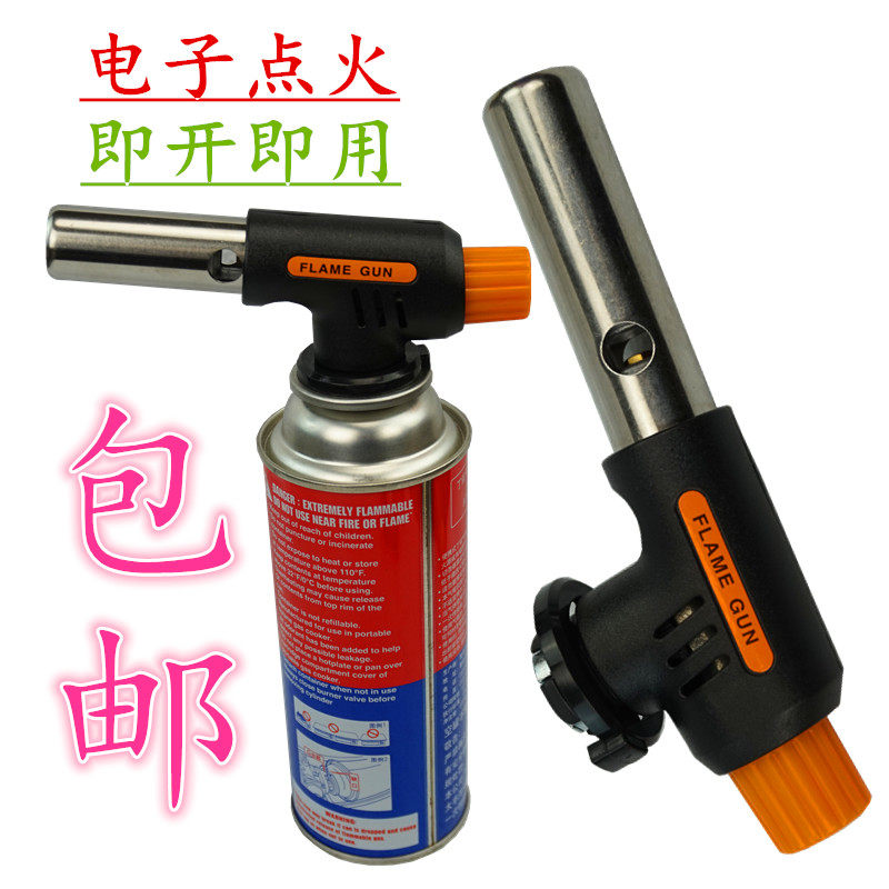 Spray gun Butane gas spray gun Hairpin gas tank spray gun Flame gun High temperature welding gun Household blowtorch igniter