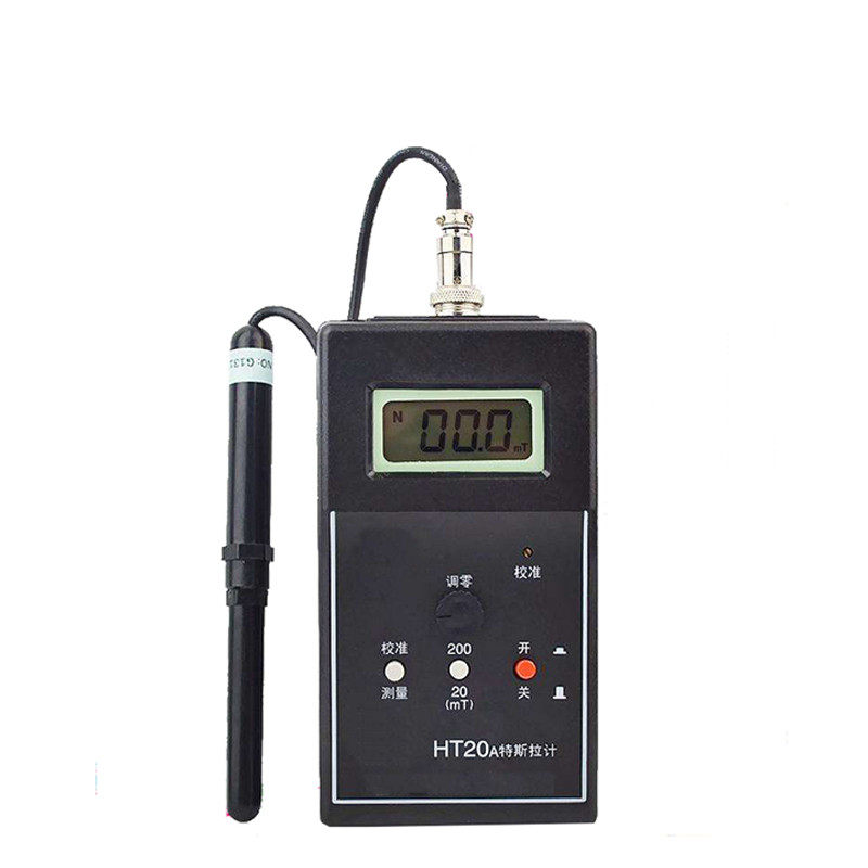 Tesla Meter Gauss Meter Flux Meter HT-20A Magnetic Field Tester Residual Magnetic Field Detector Magnetometer