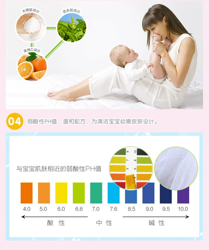 Khăn Lau Tay & Miệng Cho Bé Royal Baby 10 Gói Lớn Có Nắp 80 Miếng Chiết Xuất Trái Cây Bé Bao Mian Giấy Mềm Ấm 800 Miếng - Khăn ướt