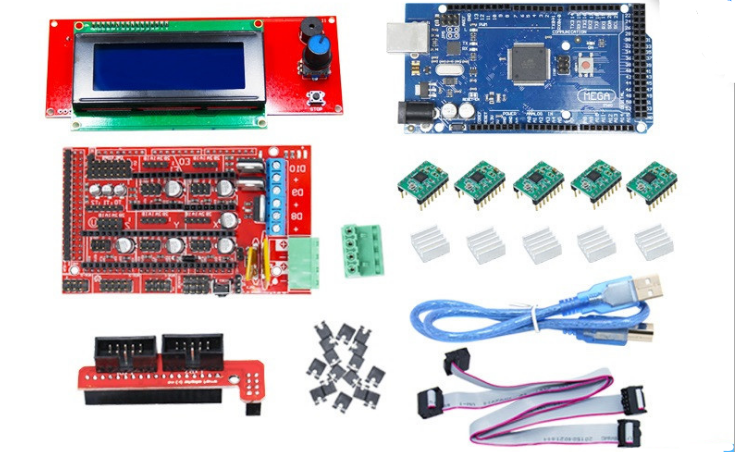 3D Inform Machine 2004LCD 2004LCD MEGA2560 MEGA2560 RAMPS1 RAMPS1 4 Control Board Motor Drive
