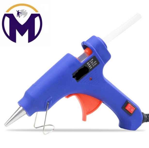 Hot glue gun sol gun hot melt adhesive gun 20W with switch with lamp hot melt gun