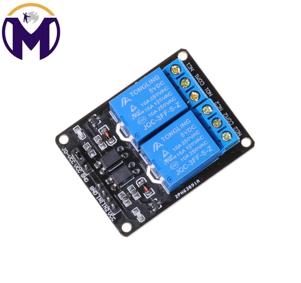 With photocoupled 2 - way relay module with photocoupling protection relay extension board 5V 12V