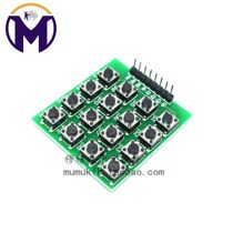 Straight insertion key 4X4 matrix keyboard 16 button single chip external expansion keyboard is not a thin film keyboard