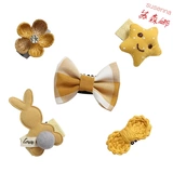 Детская заколка для волос, шпильки для волос, аксессуар для волос для младенца, безвредные детские щипцы для принцессы, не повреждает волосы, Южная Корея