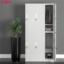 Steel staff locker dormitory locker change wardrobe gym storage cabinet multi-door Cabinet six door locker