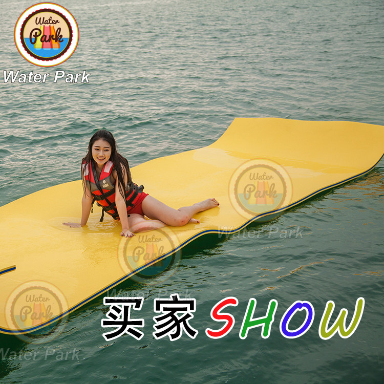 Outdoor water floating blanket sea floating mat water bed surfboard movable floating board magic carpet swimming pool XPE sponge mat