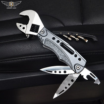 Outdoor Camping Wrench Pliers Multifunction Small Live Mouth Pliers Mini Portable Folding Knife Screwdriver Carry-on Tool