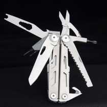 All-steel multifunctional pliers outdoor combination tool pliers portable folding knife portable multi-purpose wrench screwdriver