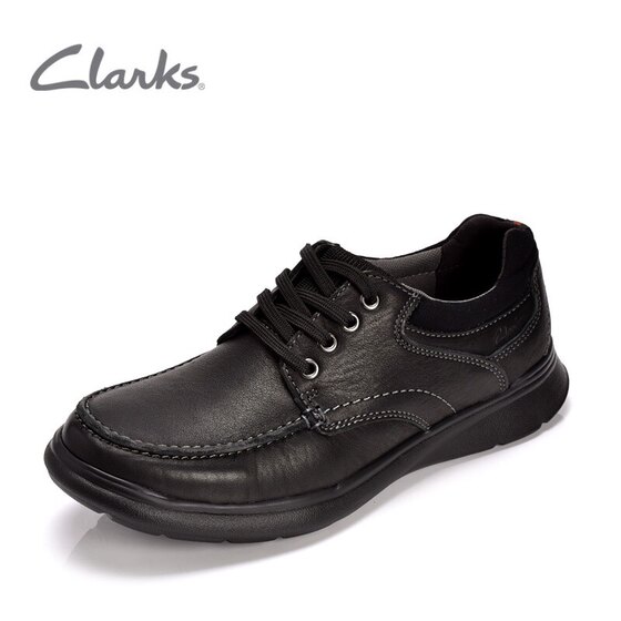 Clarks 남성 신발 영국 레이스 업 정품 가죽 비즈니스 캐주얼 신발 미끄럼 방지 두꺼운 밑창 가죽 신발 CotrellEdge