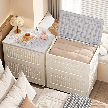 Extra large space with universal wheel movable storage box