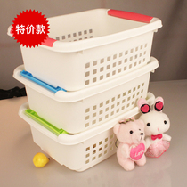 Desktop snack storage basket plastic bathroom debris storage basket rectangular storage frame storage basket storage basket