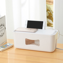 Wire storage box wire box power cord socket plug-in storage wire cable cable box