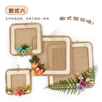 Kindergarten Decoration Classroom Corridor Arrangement Pastoral Forest Department hipster homemade hemp rope linen cloth cushion hanging ornaments