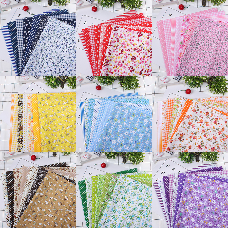 (Wei Ya recommended)Young teacher pocket ring handmade patchwork flower cloth small floral diy cotton pastoral style