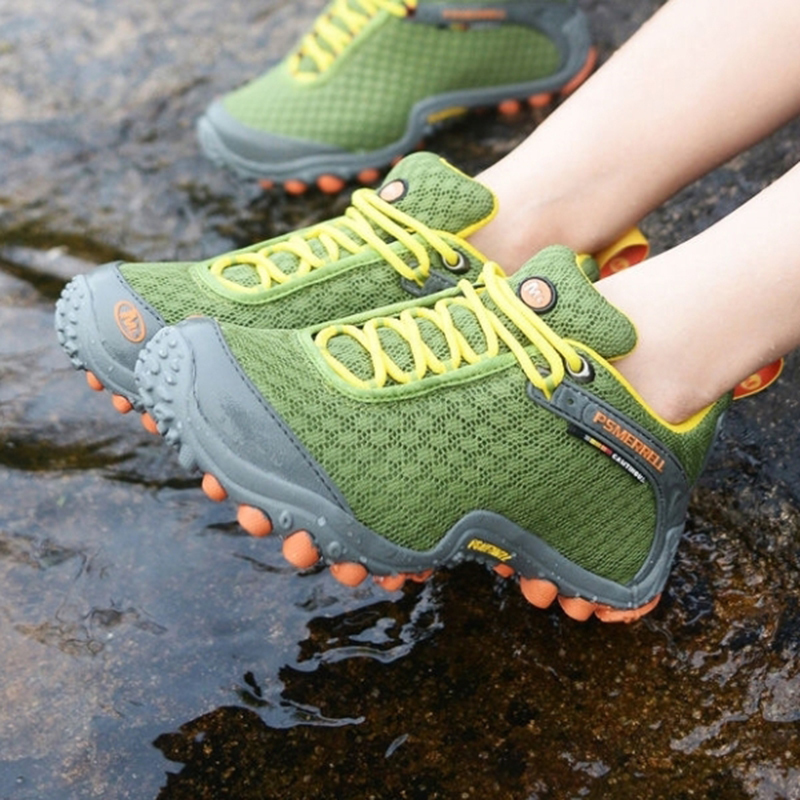 Summer Mesh Breathable Hiking Shoes for Men and Women, Outdoor Non-Slip Hiking Shoes, Lightweight Anti-Collision Hiking Shoes, Sports Travel Shoes