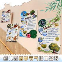 Kindergarten Themed Ring Tron 24 Festival Gas Spring Summer and Autumn Winter Hanging Decoration Wall Stickon Titan Garden wall Wall Work Decoration