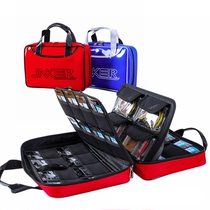 JNKER table fishing competitive fishing accessories bag red and blue optional fishing gear multi-layer storage bag tactical fishing bag