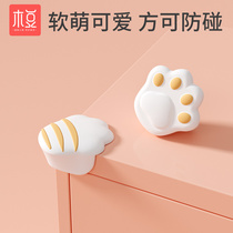 Table Corner Collision Avoidance Corner Care Baby Boy Table Wrap Corner Soft Silicone kid anti-bump safe corner range hood protective sleeve