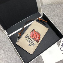 puzzle new shell zipper cowhide small card bag shell sheet new geometric zipper coin purse