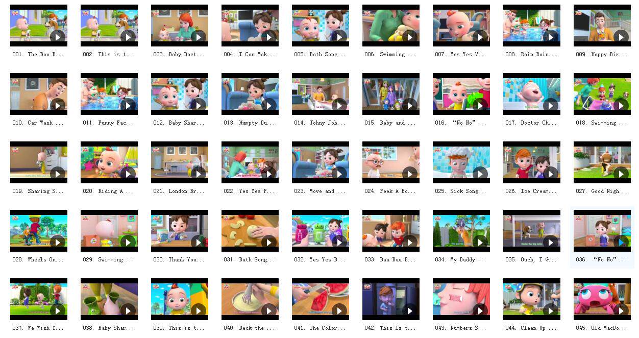 Super JoJo超级宝贝儿童动画歌谣英语启蒙早教高清视频带英文字幕  超级宝贝JOJO国语英语字幕儿童启蒙动画片学习