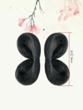 Hanfu Wig Buns Три кольцевые булочки, руки и новички для вечеринок с ограниченными возможностями, использовать полные волосы с мягким кольцом для волос, пирсинг