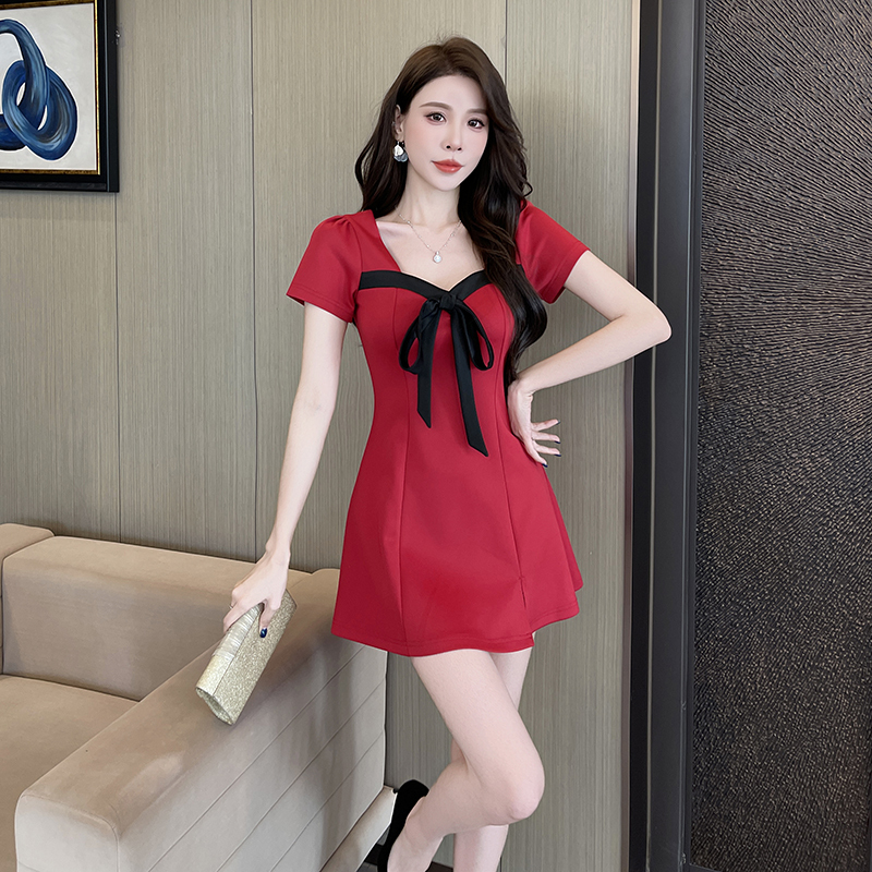 Sexy Dress, Short Skirt, Nightclub, Leisure and Wellness Center, Foot Massage, Bathing, Spa, Soft Massage Technician Work Clothes