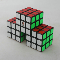Ladder color one-piece Rubiks Cube Special-shaped Rubiks Cube Great Wall Black Rubiks Cube Third-order one-piece Rubiks Cube