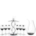 Pha lê không có pha lê màu đỏ rượu thủy tinh đặt cốc rượu ly ly chủ hộ gia đình decanter rượu vang 2/6 Gói giá để rượu độc đáo Rượu vang