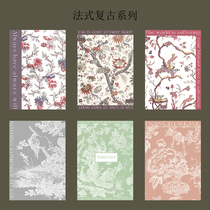 Original small crowddesign French style retro series floral wrapping paper wrap paper gift wrapping paper bouquet packaging