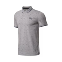 Li Ning 2018 mùa thu mới cho nam áo thun ngắn tay thể thao Áo thun thể thao APLN279-2-5-3-1 áo polo có cổ